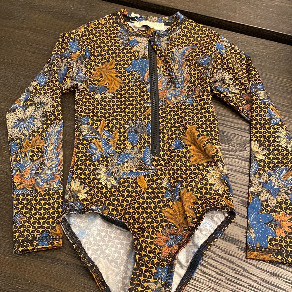 Ulla Johnson Amaya one piece rashguard
